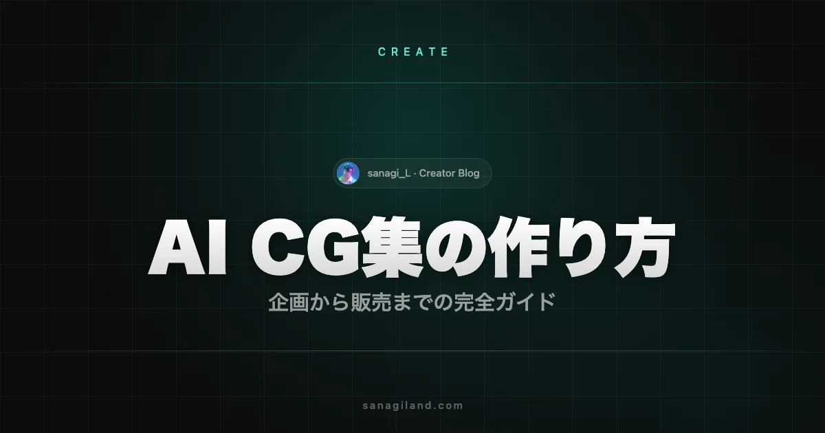 AI CG集の作り方【2026年】企画から販売までの完全ガイド